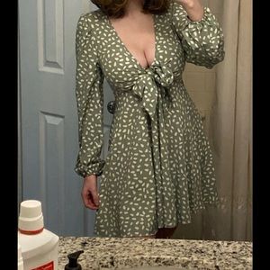 Tie Front Dress